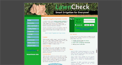 Desktop Screenshot of lawncheck.com